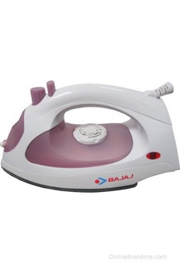 Bajaj MX 1 Steam Iron(White & Pink)